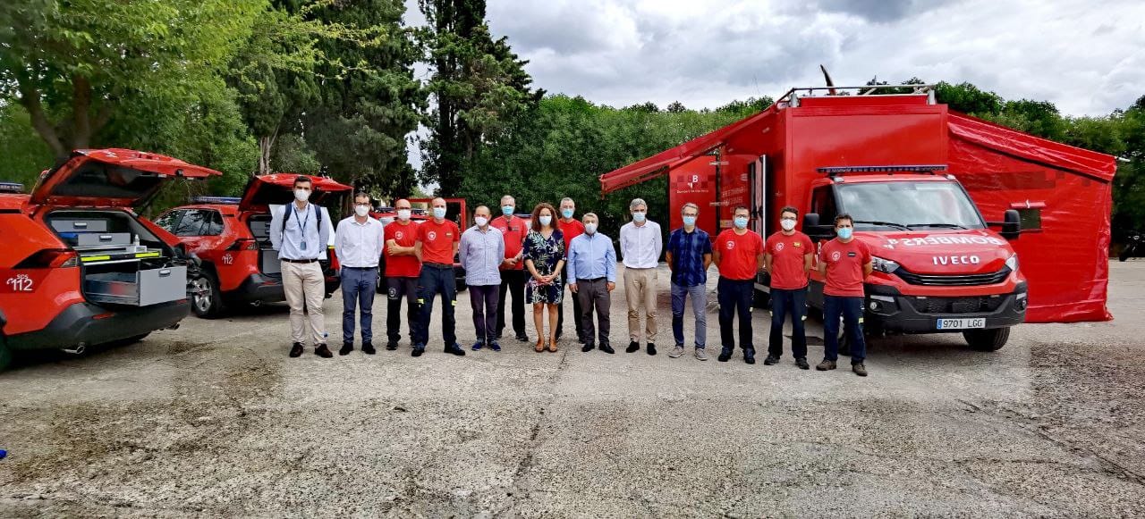 Presentació dels nous vehicles dels Bombers de Mallorca.