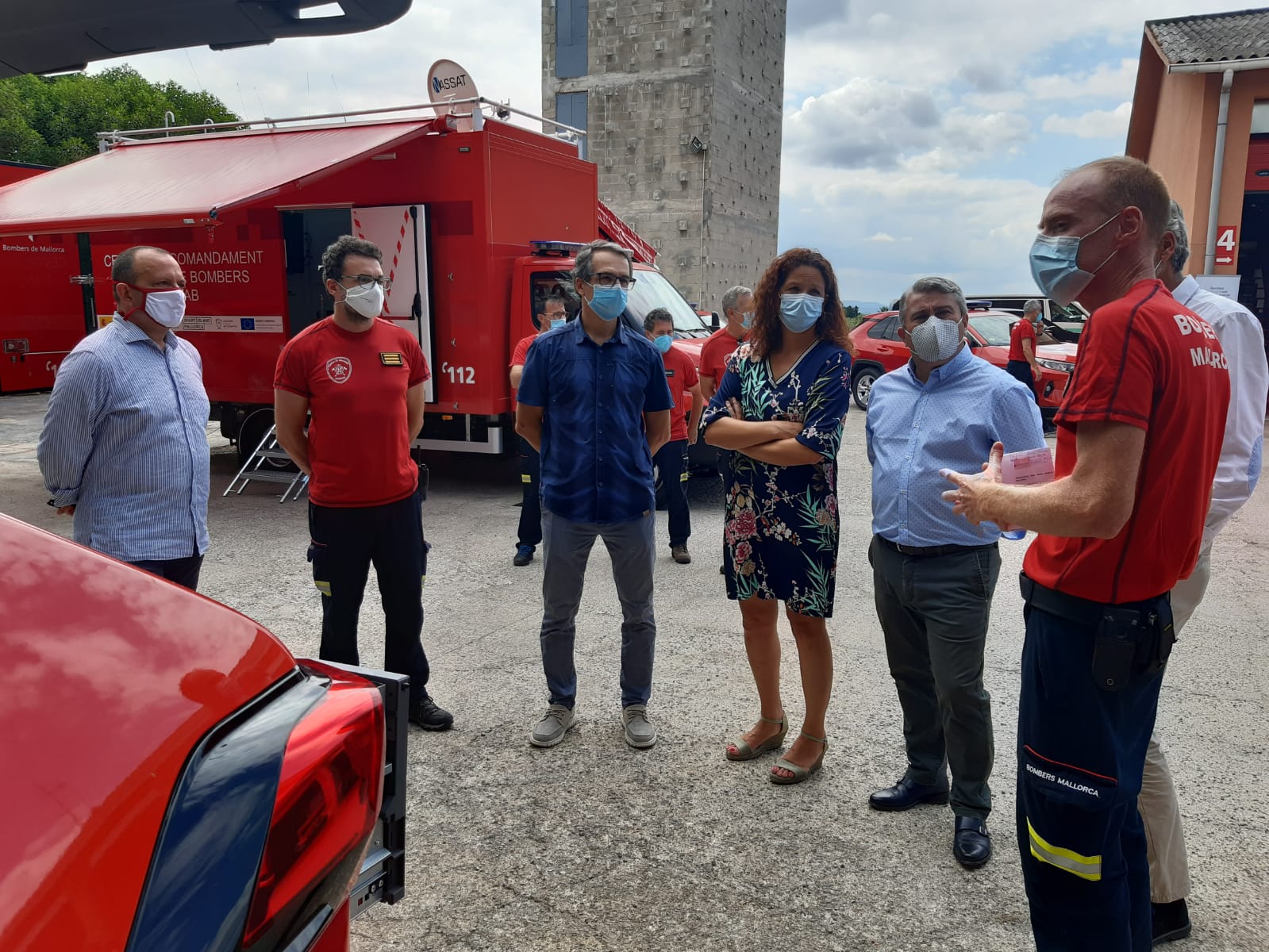 Presentación de los nuevos vehículos de los Bombers de Mallorca.