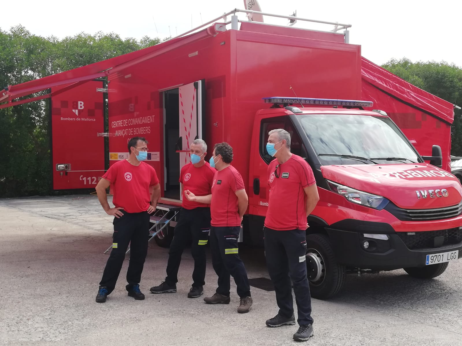 Presentación de los nuevos vehículos de los Bombers de Mallorca.