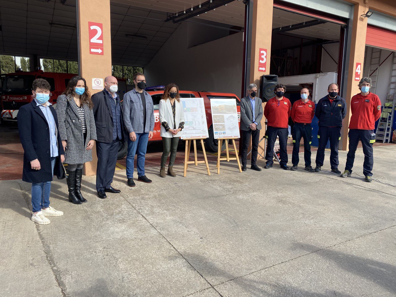 Presentació de la reforma integral del parc de bombers de Manacor.