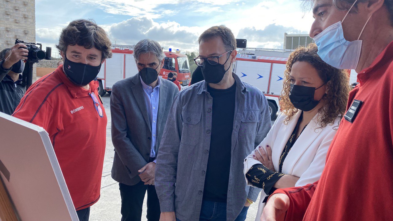 Presentación de la reforma integral del parque de bomberos de Manacor.