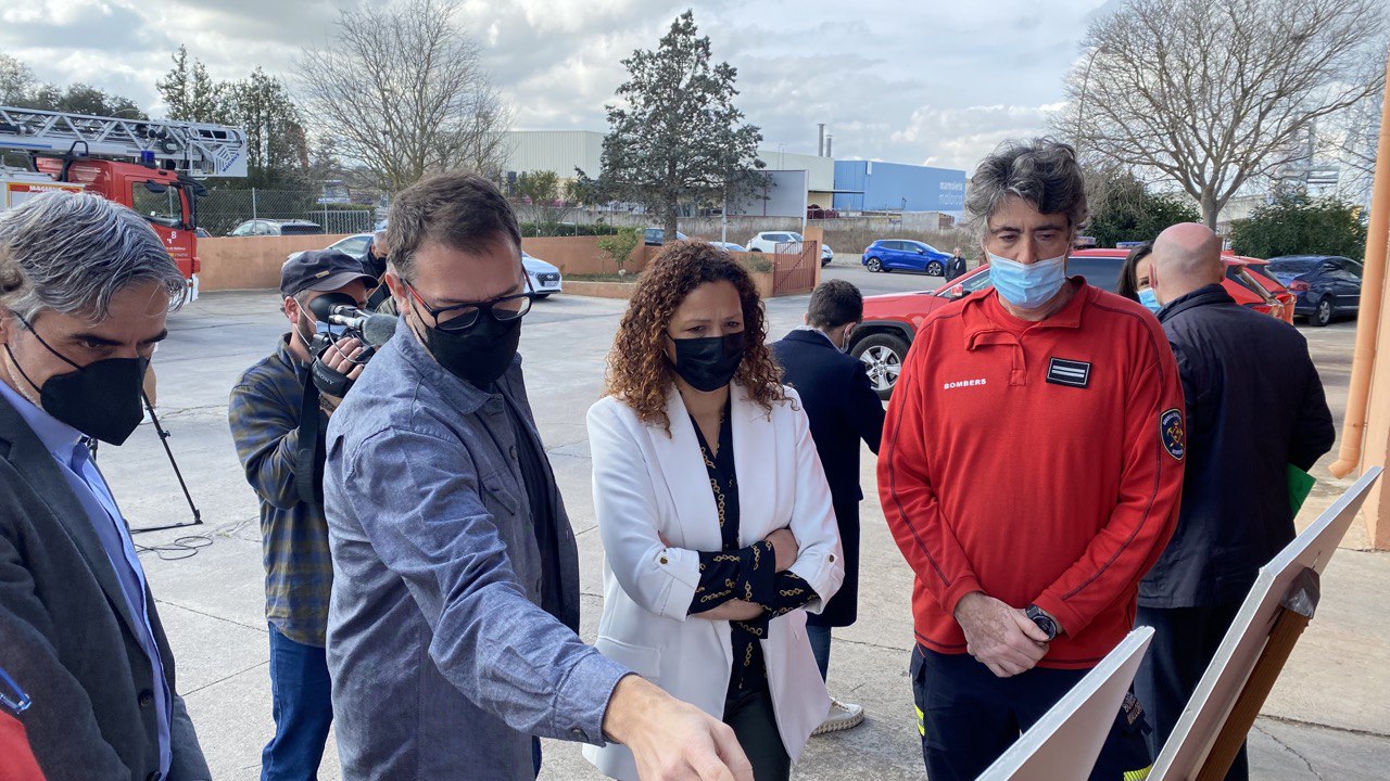 Presentación de la reforma integral del parque de bomberos de Manacor.