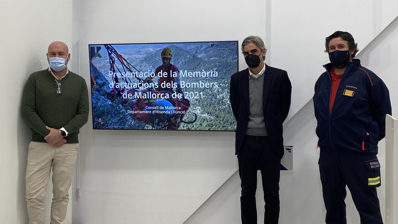 Presentación de la Memoria de los Bombers de Mallorca.