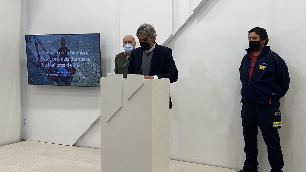 Presentación de la Memoria de los Bombers de Mallorca.