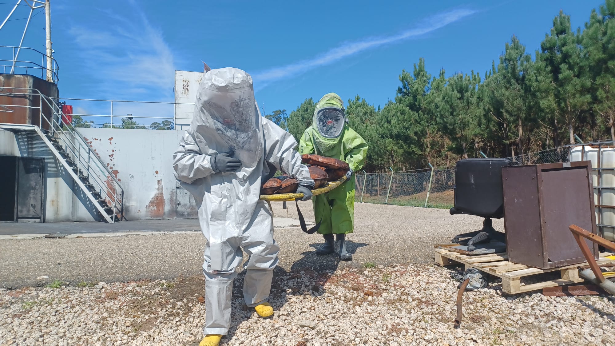 Los Bombers de Mallorca se especializan en nuevas técnicas para atender emergencias en los puertos.