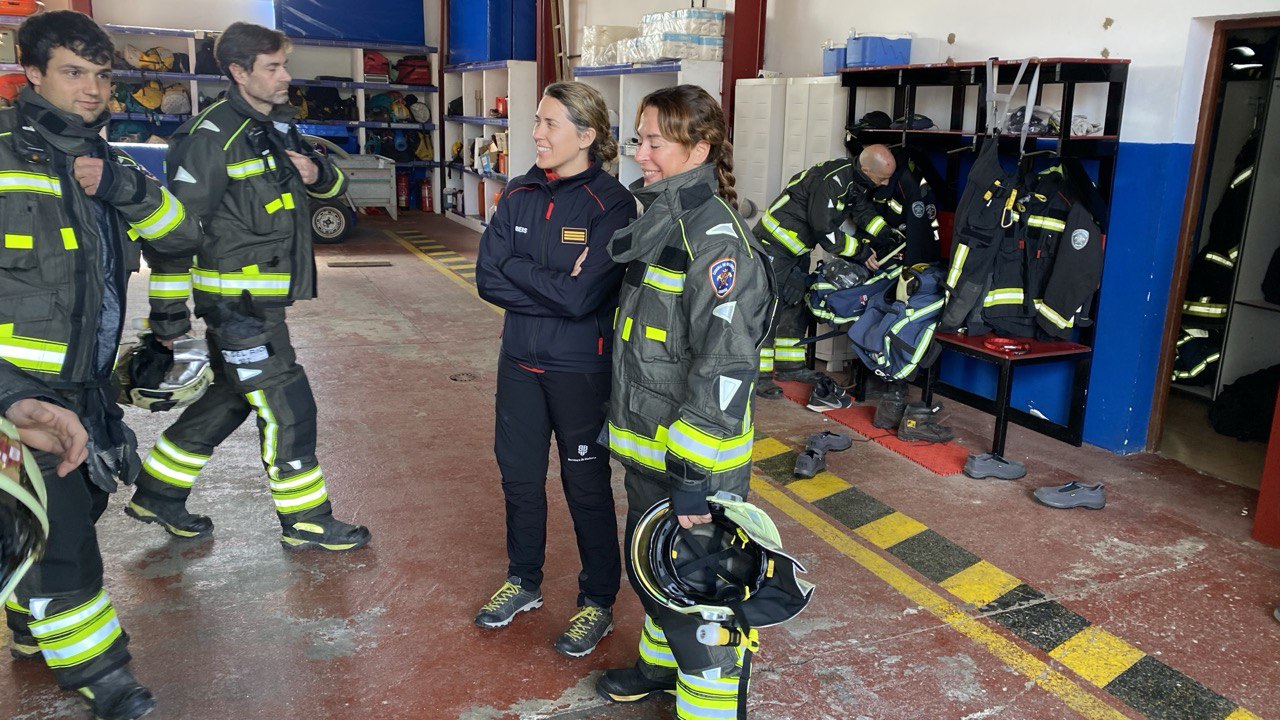 Presentació dels uniformes de protecció per a incendis urbans dels Bombers de Mallorca.