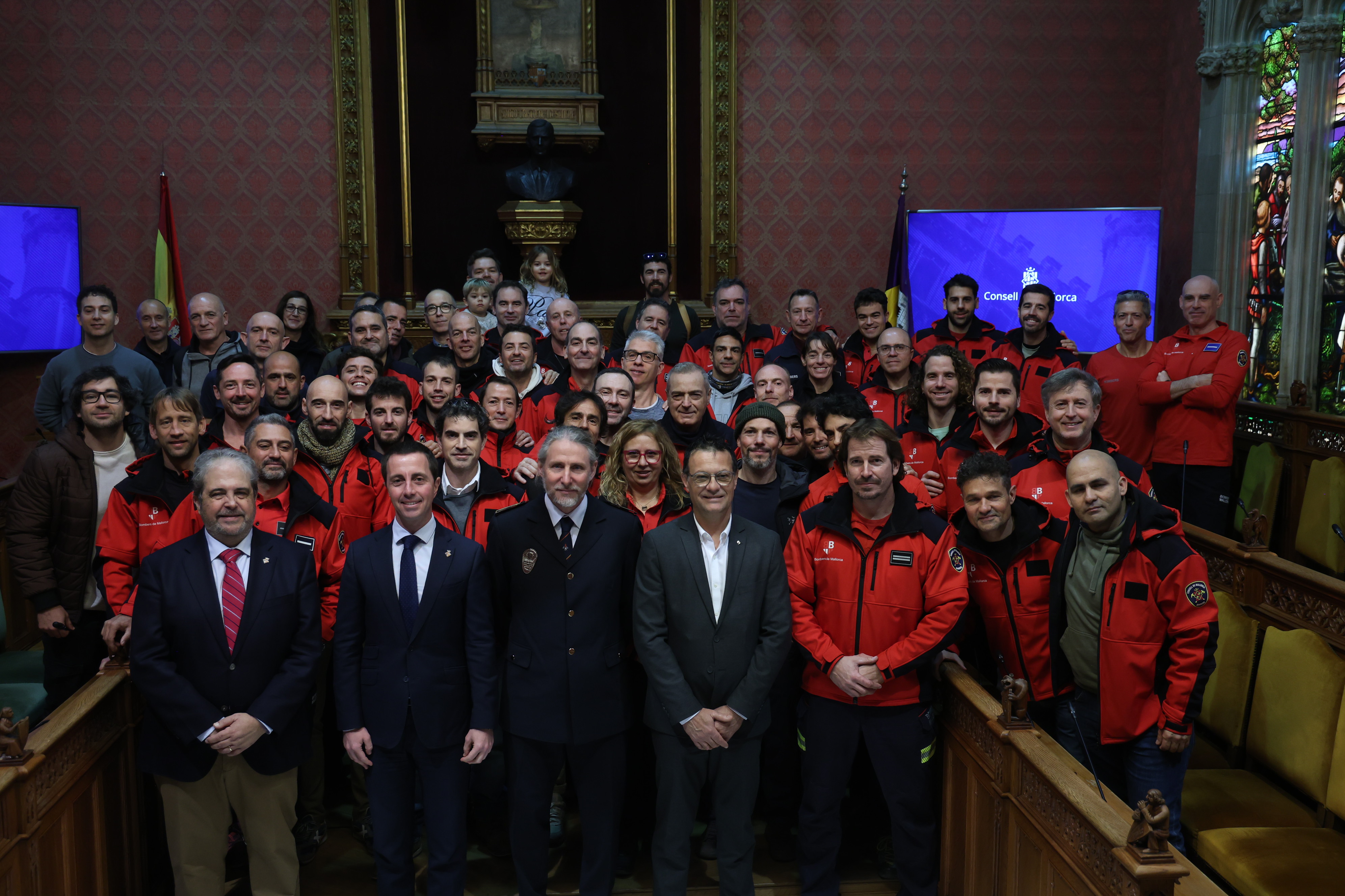Presentació de Xisco Bonnín com a nou oficial en cap del Servei de Bombers de Mallorca.