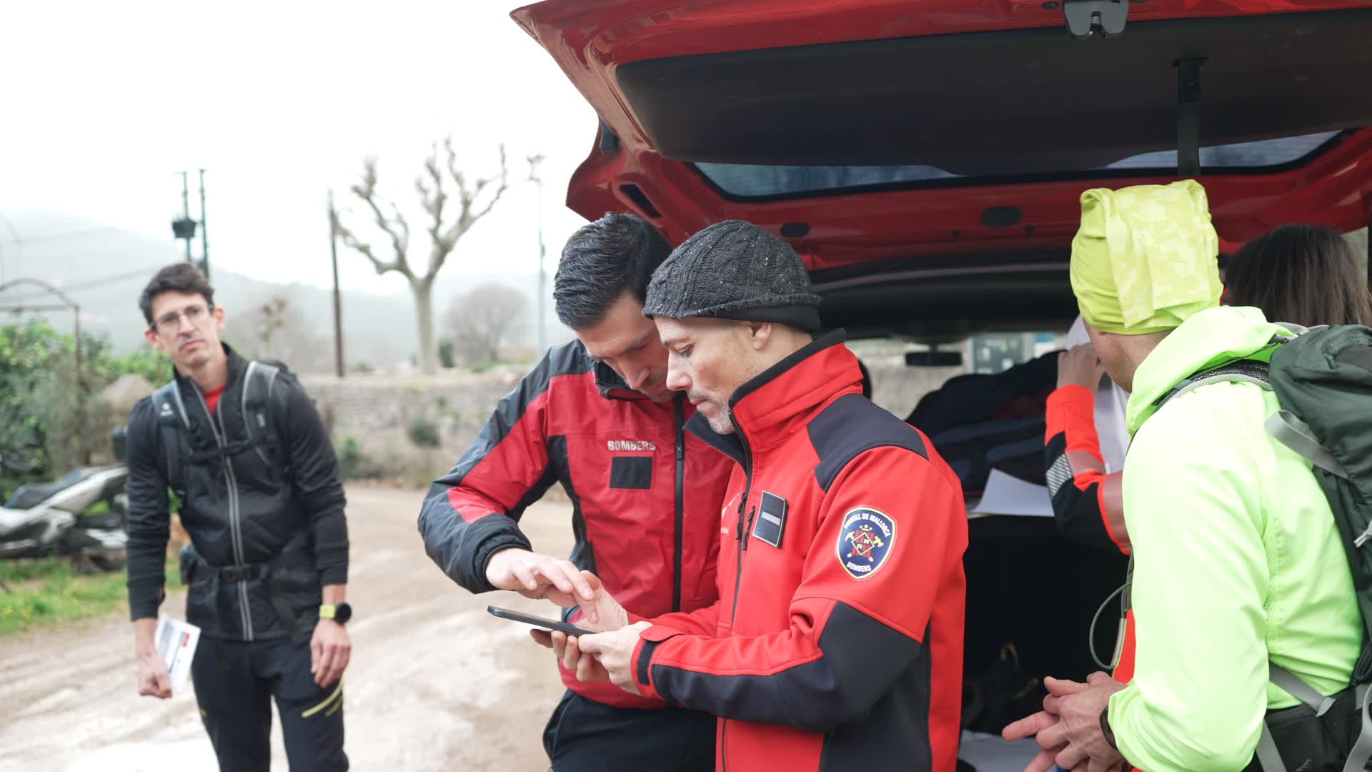 Formació del personal sanitari del 061 per part dels Bombers de Mallorca.