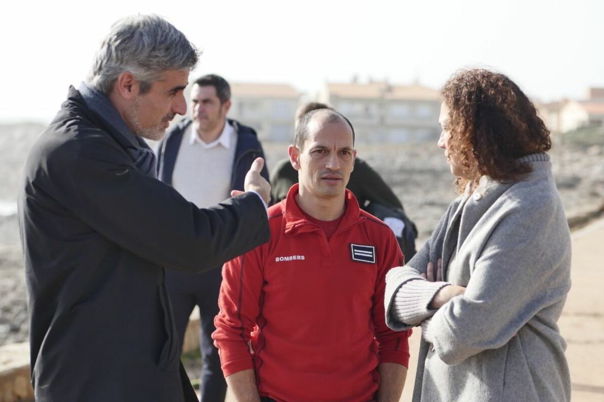 Visita als municipis més afectats per la borrasca Glòria.