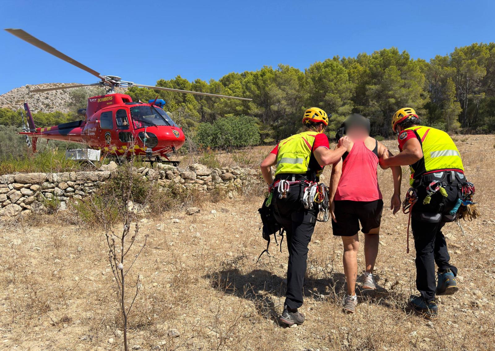 Helicòpter <em>sa Milana </em> dels Bombers de Mallorca.